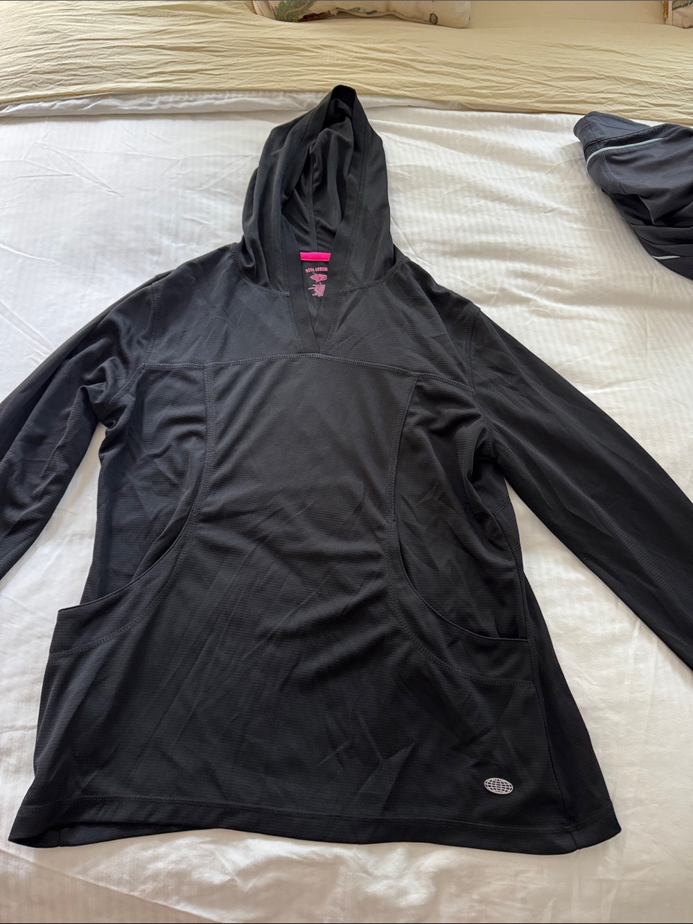 Reel Legends Black Long-Sleeve Hooded Performance Tee and long sleeve tee new L